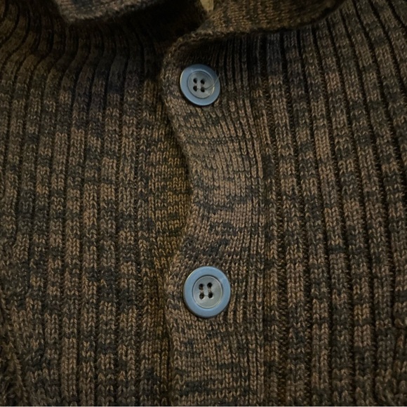St. John’s Bay mens Commando pullover knit sweater  XL soft cotton winter brown - Picture 3 of 9